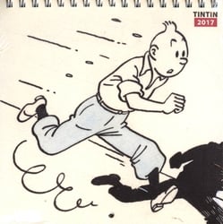 TINTIN -  CALENDAR DESK 2017 - RARE TO FIND -