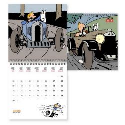 TINTIN -  CALENDAR DESK 2018