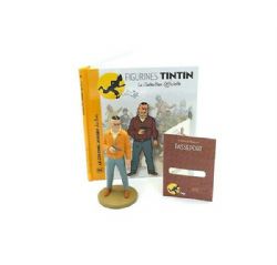 TINTIN -  COLONEL JORGEN FIGURE + BOOKLET + PASSPORT (4.5