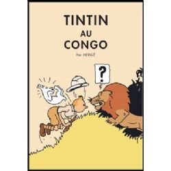 TINTIN -  COUVERTURE CONGO (FR) - POST CARD