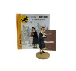TINTIN -  IRMA FIGURE + BOOKLET + PASSPORT (4.5