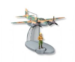 TINTIN -  KHEMED AIR FORCE AIRPLANE IN STOCK WITH BOOKLET -  AVION 10