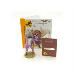 TINTIN - TINTIN - FIGURINE DE TOURNESOL À LA BÊCHE + LIVRET + PASSEPORT  (12CM) - LA COLLECTION OFFICIELLE 05