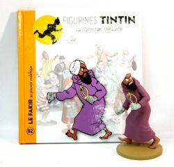 TINTIN -  LE FAKIR AU POUVOIR MALÉFIQUE FIGURE + BOOKLET + PASSPORT (4.5