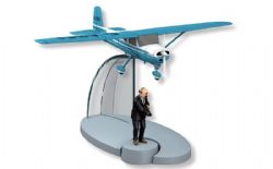TINTIN -  MÜLLER'S BLUE PLANE FROM 