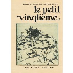 TINTIN -  N.27 - POST CARD -  LE PETIT VINGTIÈME