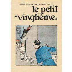 TINTIN -  N.39 - POST CARD -  LE PETIT VINGTIÈME