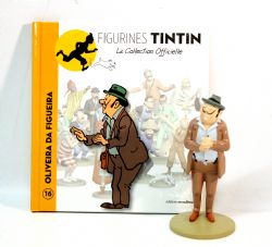 TINTIN -  OLIVEIRA DA FIGUEIRA FIGURE + BOOKLET + PASSPORT (4.5