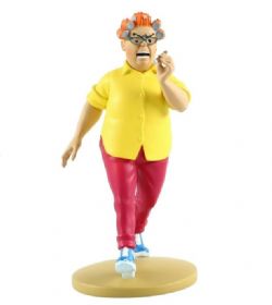 TINTIN -  PEGGY ALCAZAR FIGURE + PASSPORT (4.5