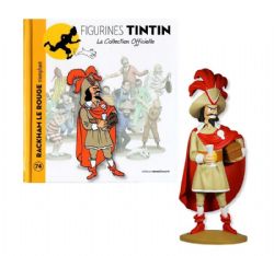 TINTIN -  RACKHAM LE ROUGE FIGURE + BOOKLET + PASSPORT (4.5