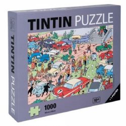 TINTIN -  RALLYE AND POSTER (1000 PIECES)