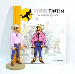 TINTIN -  RASTAPOPOULOS À LA CRAVACHE FIGURE + BOOKLET + PASSPORT (4.5