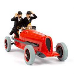 TINTIN -  RED RACING CAR STATUETTE (1:12 SCALE)