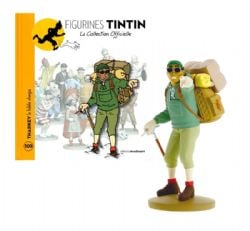 TINTIN -  THARKEY FIGURE + BOOKLET + PASSPORT (4.5