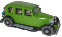 TINTIN -  THE LIMOUSINE CAR SCALE MODEL FROM 