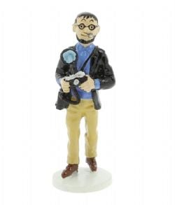 TINTIN -  THE PHOTOGRAPHER W. RIZZOTO ALLOY FIGURE WITH CERTIFICATE (2