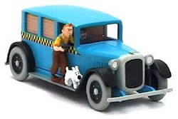 TINTIN -  THE TAXI SCALE MODEL FROM 