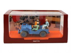 TINTIN -  WILLYS CJ 2A JEEP SCALE MODEL FROM 