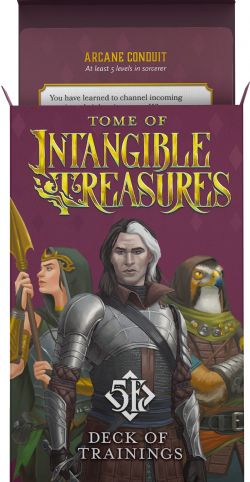 TOME OF INTANGIBLE TREASURES -  DECK OF TRAININGS (ENGLISH) -  CARDS ACCESSORY 5E