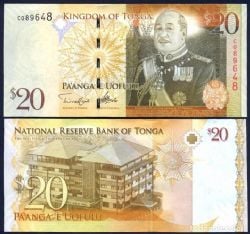 TONGA -  20 PA'ANGA 2008 (UNC)