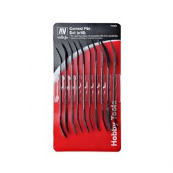 TOOLS -  CURVED FILE SET  10 -  VALLEJO