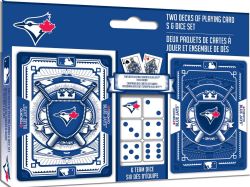 TORONTO BLUE JAYS -  2-PACK PLAYING CARDS AND DICE SET