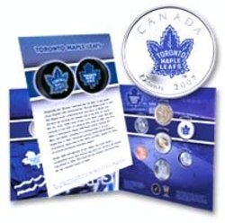TORONTO MAPLE LEAFS -  TORONTO MAPLE LEAFS GIFT SET -  2007 CANADIAN COINS