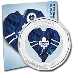 TORONTO MAPLE LEAFS -  TORONTO MAPLE LEAFS GIFT SET -  2009 CANADIAN COINS