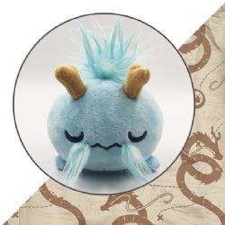 TOTE BAG WITH PLUSHIES -  LIGHT BLUE DRAGON