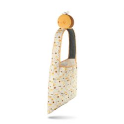 TOTE BAG WITH PLUSHIES -  YELLOW BEE