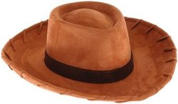 TOY STORY -  DELUXE WOODY'S HAT (ADULT - ONE SIZE)