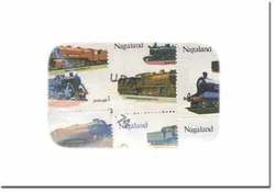 TRAINS -  200 ASSORTED STAMPS - TRAINS
