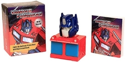 TRANSFORMERS -  OPTIMUS PRIME BUST AND BOOK