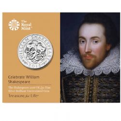 TREASURE FOR LIFE -  CELEBRATE WILLIAM SHAKESPEARE -  2016 THE ROYAL MINT COINS
