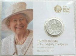 TREASURE FOR LIFE -  THE 90TH BIRTHDAY OF HER MAJESTY THE QUEEN -  2016 THE ROYAL MINT COINS