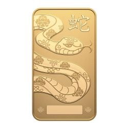 TREASURED GOLD MAPLE LEAVES (LUNAR YEAR) -  10G. PURE GOLD MAPLE LEAF - YEAR OF THE SNAKE (2025) -  2025 CANADIAN COINS 01