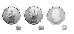 TREASURED MAPLE LEAF : EFFIGIES 3-COIN SET - 1 OUNCE FINE SILVER COINS -  2024 CANADIAN COINS