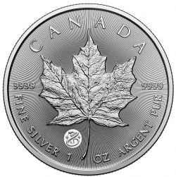 TREASURED SILVER MAPLE LEAVES (ASTROLOGY) -  ONE OUNCE FINE SILVER COIN - YEAR OF THE SNAKE (2025) -  2025 CANADIAN COINS 04