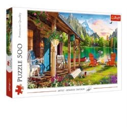 TREFL -  CABIN IN THE MOUNTAINS (500 PIECES) -  PREMIUM QUALITY