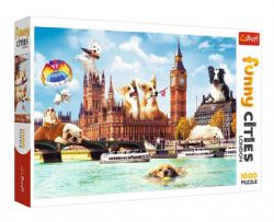 TREFL -  DOGS IN LONDON (1000 PIECES) -  FUNNY CITIES