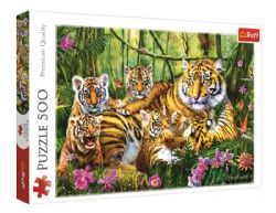 TREFL -  FAMILY OF TIGERS (500 PIECES)