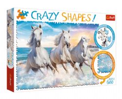 TREFL -  GALLOPING AMONG THE WAVES (600 PIECES) -  CRAZY SHAPES!