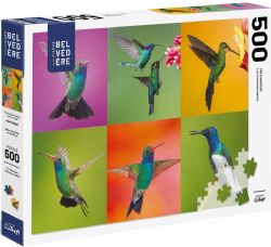 TREFL -  HUMMINGBIRD COLLAGE (500 PIECES) -  THE ESSENTIALS