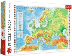 TREFL -  PHYSICAL MAP OF EUROPE (1000 PIECES)