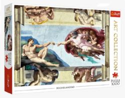 TREFL -  THE CREATION OF ADAM, MICHELANGELO (1000 PIECES) -  ART COLLECTION
