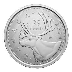 TRIBUTE: W MINT MARK -  CARIBOU -  2024 CANADIAN COINS 04