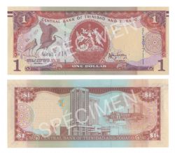 TRINIDAD AND TOBAGO -  1 DOLLAR 2006 (UNC) 46A