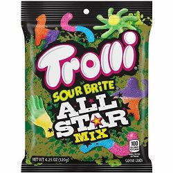 TROLLI -  SOUR BRITE ALL STAR MIX (120G)
