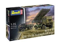 TRUCK -  W.O.T.8 BM-13-13 KATYUSHA/CARGO - 1/35 -  REVELL