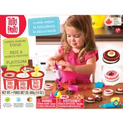 TUTTI FRUTTI -  COOKIE MAKER KIT (MULTILINGUAL) -  SCENTED MODELING CLAY